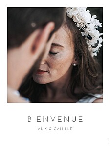 Panneau mariage elegant photo portrait Panneau mariage elegant photo portrait