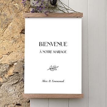 Panneau mariage dryade blanc Panneau mariage dryade blanc