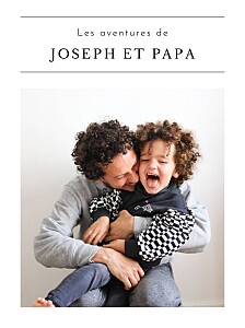 Affichette photos magazine blanc Affichette photos magazine blanc