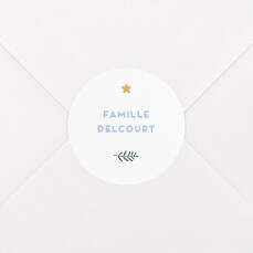 Stickers pour enveloppes naissance Sweet liberty vert