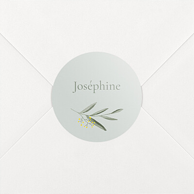 Stickers pour enveloppes naissance petite colombe bleu Stickers pour enveloppes naissance petite colombe bleu