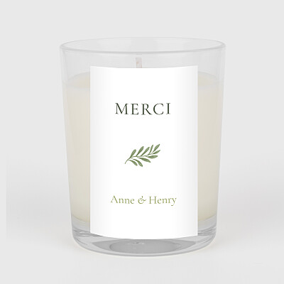Étiquette autocollante mariage champêtre blanc Étiquette autocollante mariage champêtre blanc