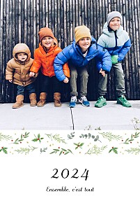 Carte de voeux joyeuses fêtes valse aquarellée blanc Carte de voeux joyeuses fêtes valse aquarellée blanc
