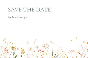 Save the date blanc jardin bohème blanc Save the date blanc jardin bohème blanc