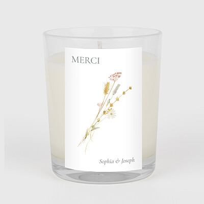 Étiquette autocollante mariage jardin bohème blanc Étiquette autocollante mariage jardin bohème blanc