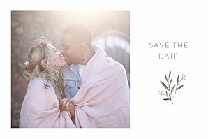 Save the date blanc douceur blanc Save the date blanc douceur blanc