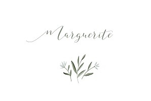 Marque-table mariage classique douceur blanc Marque-table mariage classique douceur blanc