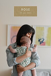 Faire-part de naissance gris etiquette moderne kraft Faire-part de naissance gris etiquette moderne kraft