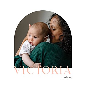 Faire-part de naissance rose storia (arche) rose Faire-part de naissance rose storia (arche) rose