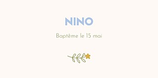 Marque-place baptême bleu sweet liberty beige Marque-place baptême bleu sweet liberty beige