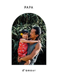 Affichette photo arche graphique blanc Affichette photo arche graphique blanc