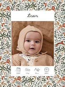 Affichette photo petite jungle vert Affichette photo petite jungle vert