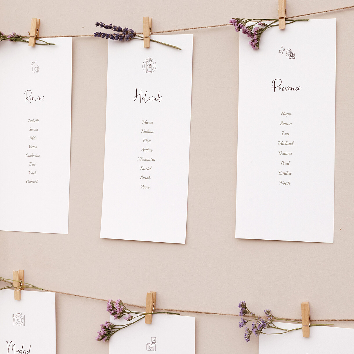 Plan de table mariage votre mariage en pictos Plan de table mariage votre mariage en pictos